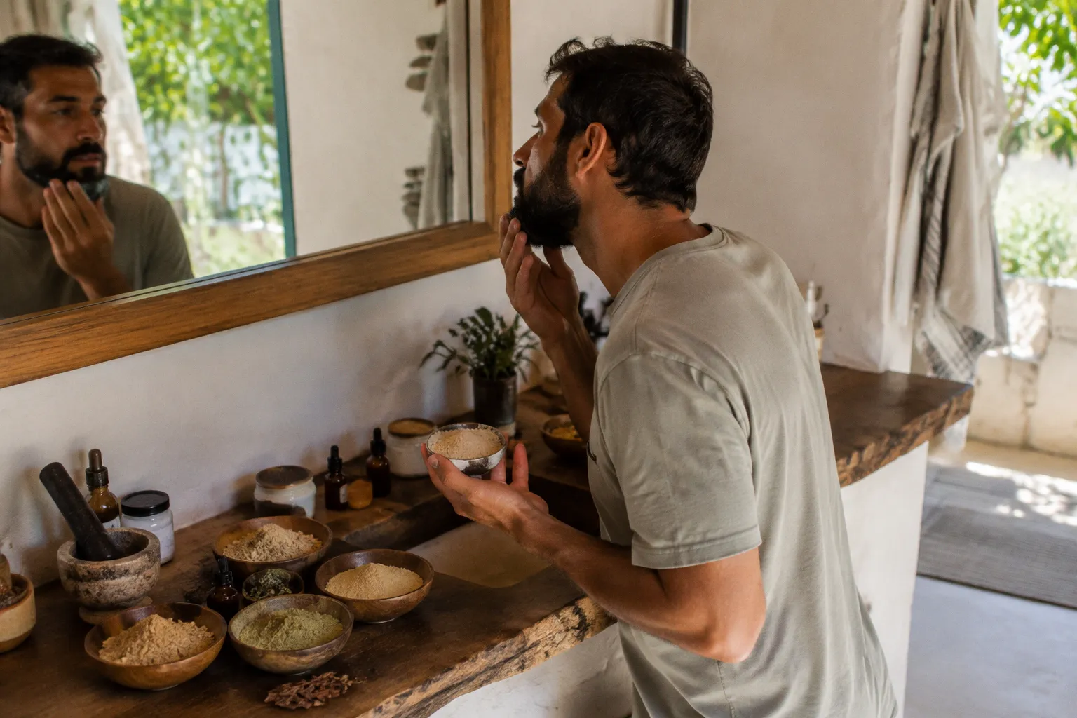Natural Herbal Powders for Men: A Simple Guide to Better Skin and Beard Care
