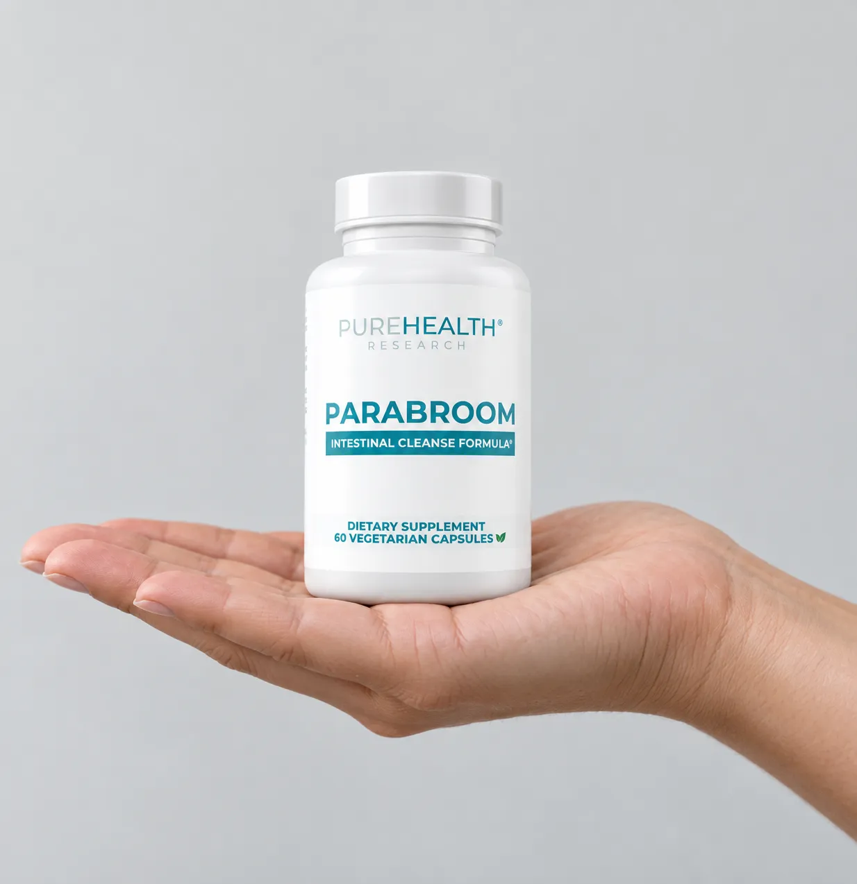 Parabroom WW — the package held in a hand