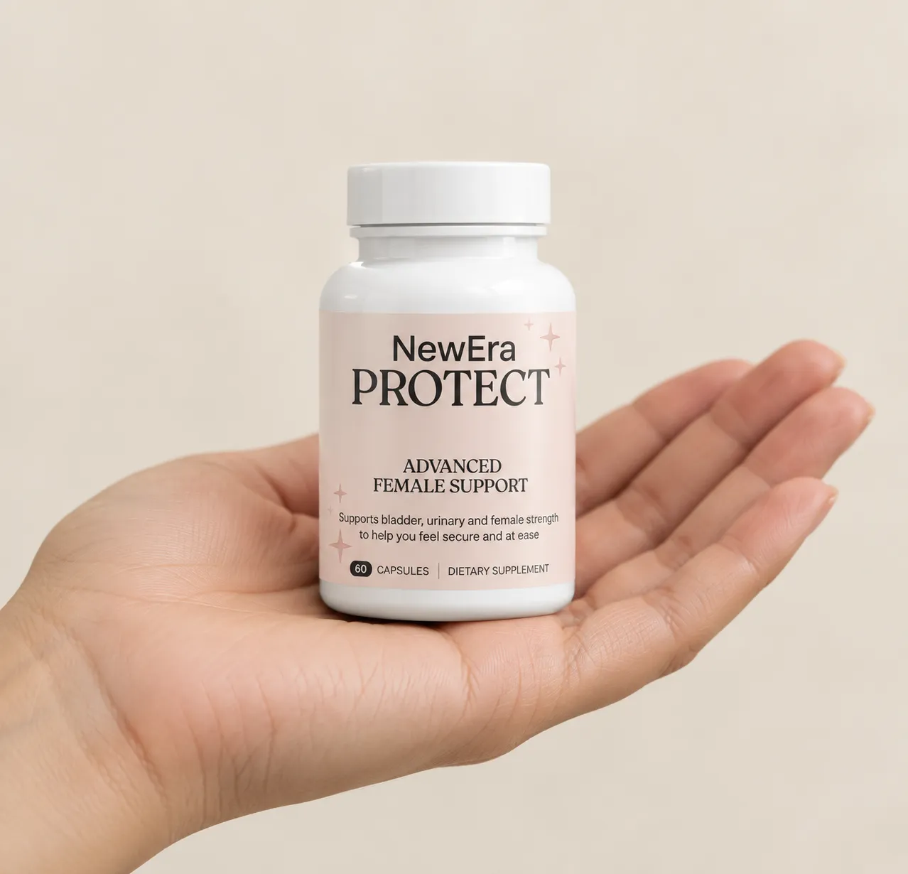 NewEra Protect — the package held in a hand