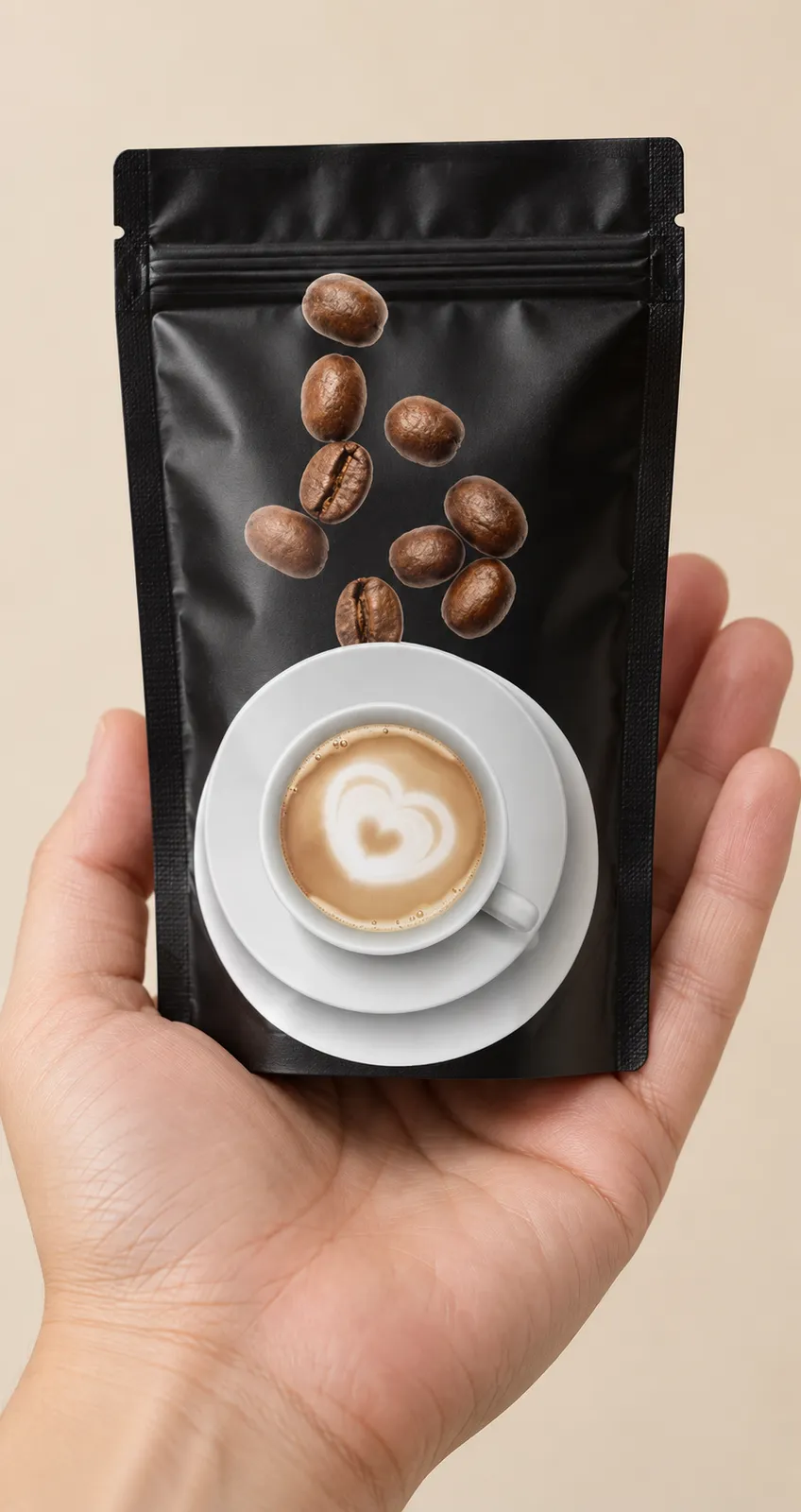 FitSpresso — the package held in a hand