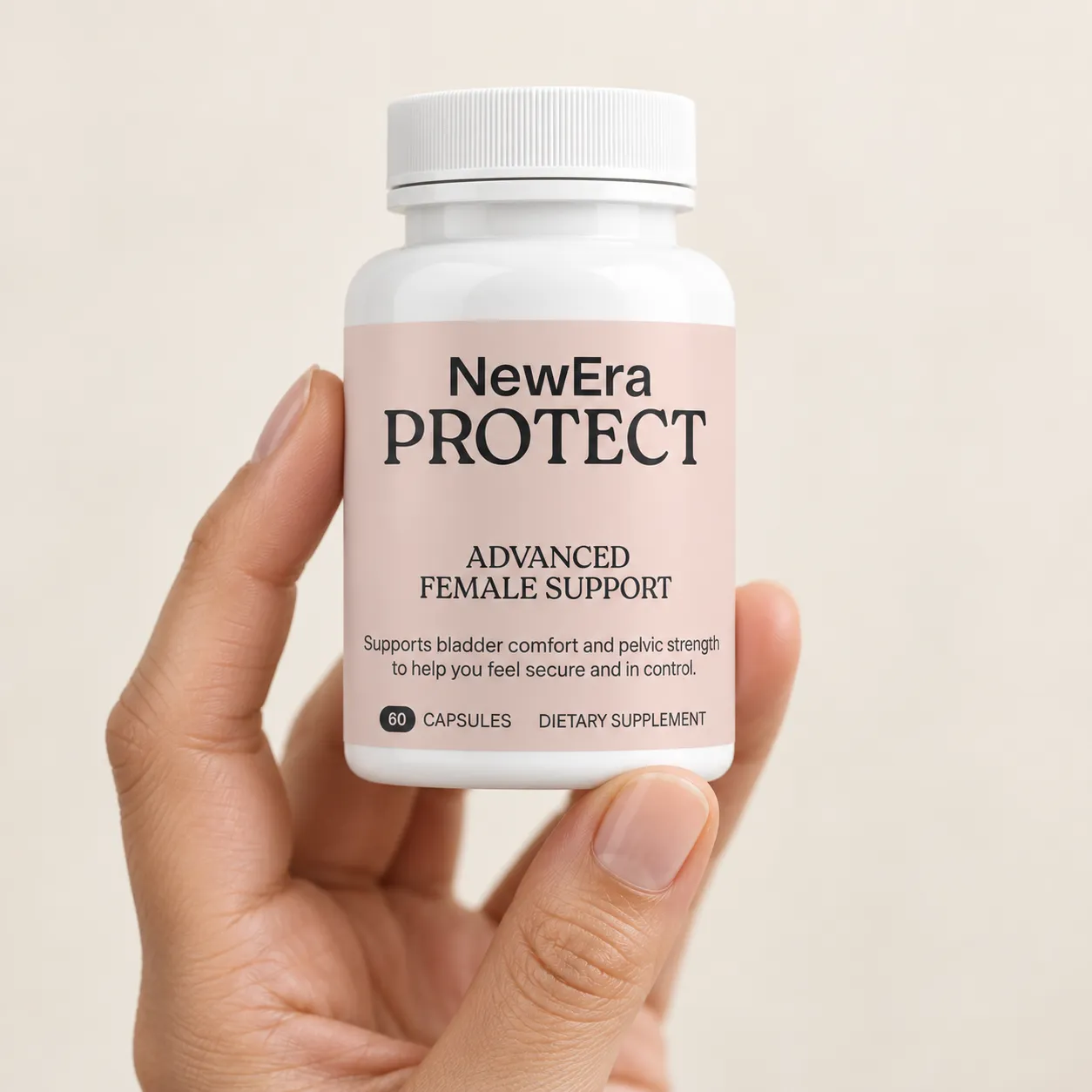 New Era Protect — the package held in a hand