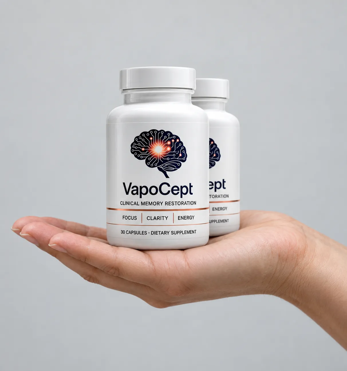 VapoCept — the package held in a hand